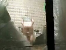 watching stepmom's hot ass from balcony