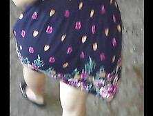 HARASSING A ENORMOUS BUM OLDER IN THE STREETS OF LIMA pt one