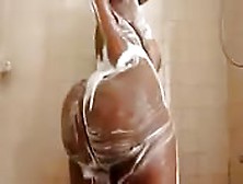 Big Ass Ebony Shower Time