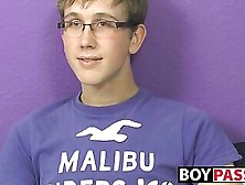 Jockstrap Glasses Twink Tommie Reed Hot Solo Masturbation