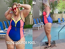 Bbw Beauty In Swimsuit