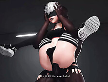 While 2B Is Away,  9S Decides To Explore His Feminine Side (Nier Automata Joi) (Feminization)