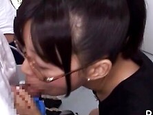 Double Dose of Facial - Two Girls Share One Load