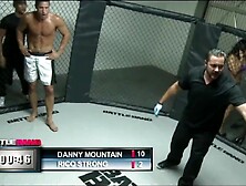 Sexy ebony breasty hotty drilled hard by the giant schlong of Danny Mountain