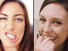 CUTE PORN GIRLS TURNED INTO NAUGHTY SLUTS - CUTE MODE  SLUT MODE - R&R02