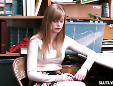 Sweet chick Dolly Leigh dreamed to nail a thick shaft