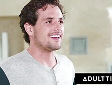 ADULT TIME - Horny Stepson Lets His Big Titty Stepmom Nina Elle Give Him A Nuru Massage! PART 1+2