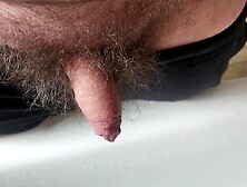 Pissing and showering