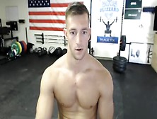 Handsome Stud Jerks Off On Cam