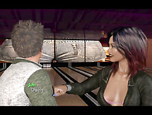 Curvy babe with big natural tits and a big ass