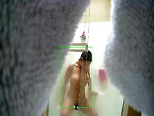 Spied Hidden Cam Wife Fucking Dildo In Shower