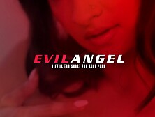 EVILANGEL Natasha Nice's GIANT Tits Fucked & Face Blowbanged