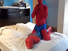 Spiderman,  Cock Sheath,  Latex