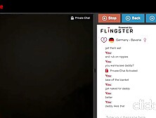 DirtyRoulette Submissive slut uses a nipple sucker