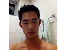 Tremendous Asian Dude Is All Alone And Wants To Show You His Athletic Body