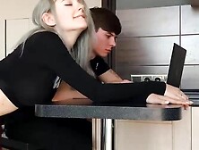 Tactical Takedown Eve Takes Down a Dominant Male in an Upskirt Domination