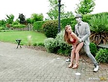 Alessandra Jane - Fucking The Busker Outdoor
