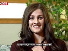 LETSDOEIT - Bashful French Teenie Takes It Raunchy At Audition