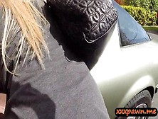 Blonde Bimbo Sells Her Car And Gets Fucked At The Pawnshop