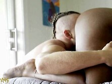 MASSIVE BOOTY Dark Queen vagina licking cumming