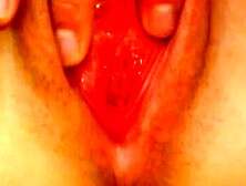 Hot Brunette Minx Sucks & Swallows A Huge Load From Her Step-Brother's Dick