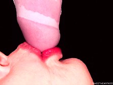 CLOSE UP: SUPERLATIVELY GOOD Milking THROAT made U CUM TWICE in PANTIES! Juicy FLESHLY ORAL-SEX throughout UNDERCLOTHING ASMR