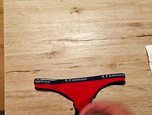 Cum On Another Red Panties