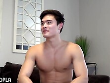 Handsome Asian Charlie Jerks Off