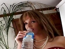 Geeky dude dominates busty brunette in hot POV anal sex