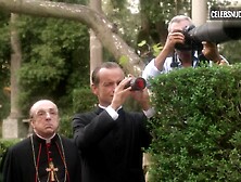 Ludivine Sagnier Crucifix, Priest scene in The Young Pope (2016)