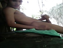 Andrei B Pinoy Twink Outdoor Wank