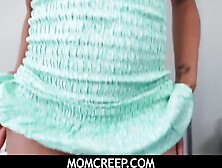 Soaked breasty stepmom September Reign screws large knob stepson and this babe liked it