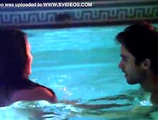 Emmy Rossum Swims Naked With A Man In A Pool (Brou