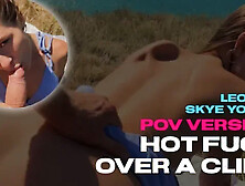 Leo Dee Hard Fucked Cutie Skye Young on the Rock. Pov Version. Cum on Ass.
