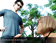 Blossoming Love - Naked boobies in the nature, outdoors sex (15)