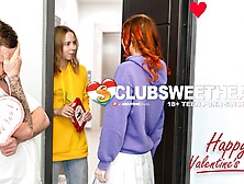 Busted on Valentine's Day! Threesome by ClubSweethearts
