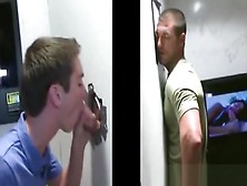 Straight Guy Fooled Into Hot Gay Bj Through Gloryhole