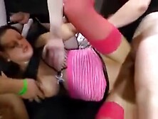 Slut Drinks Urine And Cum