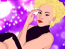 kaylin shows her slender thick frame for the backalley cameras