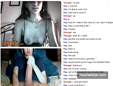 Cute horny omegle teen striptease