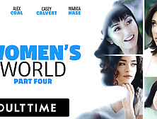 Adult Time - Women's World Casey Calvert,  Victoria Voxxx,  Alex Coal,  And Marica Hase - 4