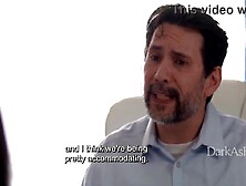 Breasty Oriental Angel Stoops To Banging LAWYER For Fortune (Anal On The Table)