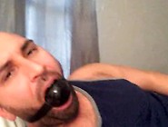 Horny,  Ballgagged,  Locked In Chastity