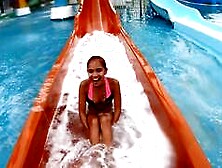 Waterpark fun and sex at home after with hot Thai girlfriend