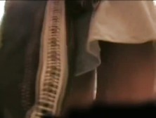 Sexy girls in white thongs caught on