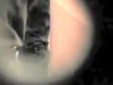 Girl in change room gets ass spied through the hole