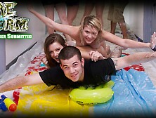 Slip And Slide - Realitykings With Alex Mae,  Olivia Kasady,  Jack