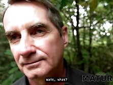 MATURE4K.  Texas Patti is having wild kinky sex in the Czech woods