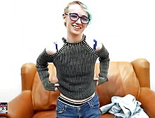 Exotic Nerdy Coed Raven Gets Her Wet Twat Fingered And Her Ass Fucked!