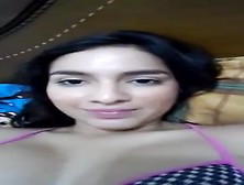 Rica Bogotana Pajiandose Bien Rico Por Webcam